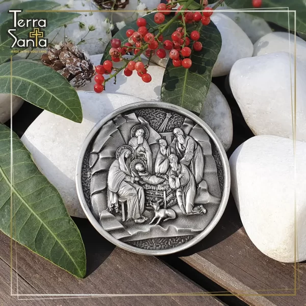 'Adoration of the Magi' Medal STERLING SILVER Plated