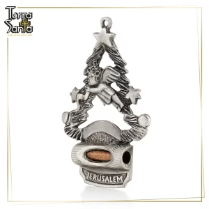 Christmas Ornament  'Angel Tree' & Holy Land Soil
