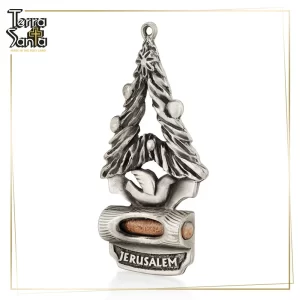 Christmas Ornament  "Peace Dove" SILVER Plated