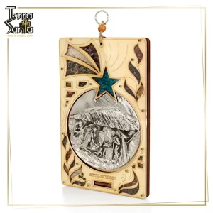 'Star of Bethlehem' Nativity Scene Plated Wall Art Decor